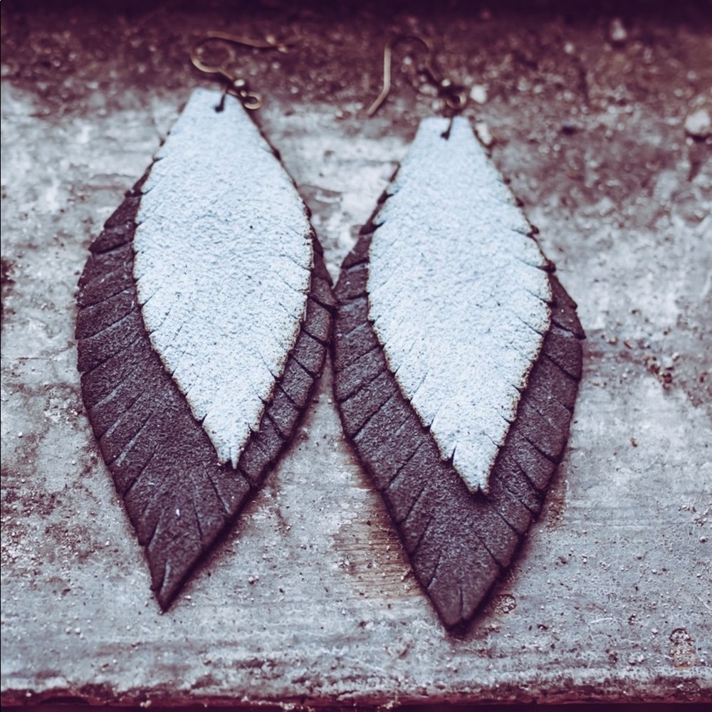 Genuine Leather Earrings